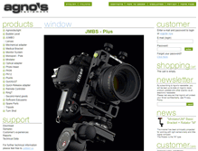 Tablet Screenshot of agnos.com